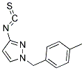 3-ISOTHIOCYANATO-1-(4-METHYL-BENZYL)-1H-PYRAZOLE structure
