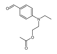 2-(N-ethyl-4-formylanilino)ethyl acetate Structure