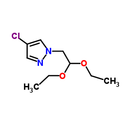 4-Chloro-1-(2,2-diethoxyethyl)-1H-pyrazole structure