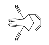 bicyclo[4.2.1]nona-2,4-diene-7,7,8,8-tetracarbonitrile结构式