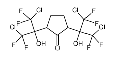2,5-bis(1,3-dichloro-1,1,3,3-tetrafluoro-2-hydroxypropan-2-yl)cyclopentan-1-one Structure