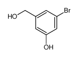 3-Bromo-5-(hydroxymethyl)phenol结构式