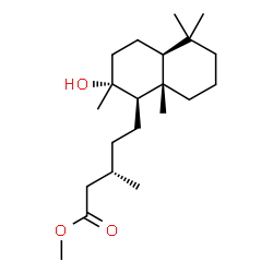 (1R,4aα,βS)-Decahydro-2α-hydroxy-β,2,5,5,8aβ-pentamethyl-1-naphthalenepentanoic acid methyl ester picture