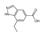 7-ethyl-1H-indazole-5-carboxylic acid结构式