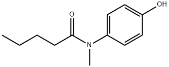 N-(4-hydroxyphenyl)-N-methylpentanamide结构式