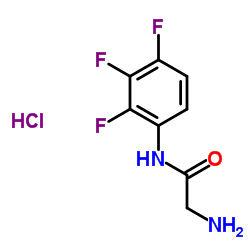 2-AMINO-N-(2,3,4-TRIFLUOROPHENYL)ACETAMIDE HYDROCHLORIDE structure