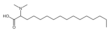 2-(dimethylamino)hexadecanoic acid Structure