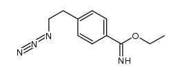 ethyl 4-(2-azidoethyl)-benzenecarboximidoate结构式