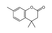 4,4,7-trimethyl-3H-chromen-2-one Structure