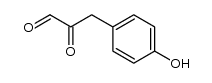 3-(p-hydroxyphenyl)-2-oxopropanal Structure