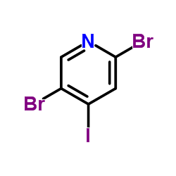 2,5-Dibromo-4-iodopyridine structure