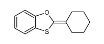 2-Cyclohexylidene-1,3-benzoxathiole结构式