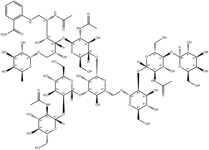 6-G1F 2AB (500pmol/vial) Structure