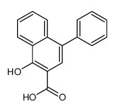 1-hydroxy-4-phenylnaphthalene-2-carboxylic acid结构式