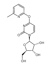 1-((2R,3R,4S,5R)-3,4-dihydroxy-5-(hydroxymethyl)tetrahydrofuran-2-yl)-4-((6-methylpyridin-2-yl)oxy)pyrimidin-2(1H)-one Structure