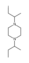 1,4-bis(1-methylpropyl)piperazine结构式