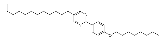 5-dodecyl-2-(4-octoxyphenyl)pyrimidine Structure