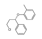 (S)-3-Chloro-1-phenyl-1-[2-methyl-phenoxyl]propane structure