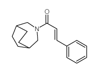 2-Propen-1-one,1-(3-azabicyclo[3.2.2]non-3-yl)-3-phenyl-结构式