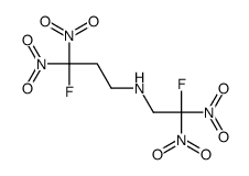 3-fluoro-N-(2-fluoro-2,2-dinitroethyl)-3,3-dinitropropan-1-amine结构式