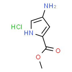 methyl 4-amino-1H-pyrrole-2-carboxylate hydrochloride结构式