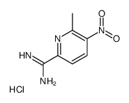 6-methyl-5-nitropyridine-2-carboximidamide,hydrochloride Structure