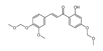 2'-Hydroxy-3-methoxy-4,4'-bis(methoxymethoxy)chalcone结构式