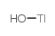 thallium(1+),hydroxide Structure