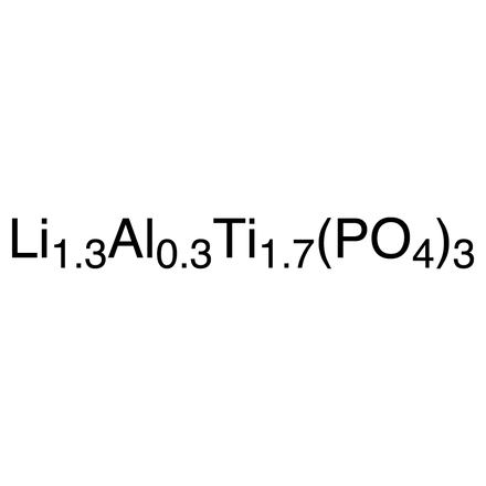 磷酸锂铝钛(Li1.3Al0.3Ti1.7(PO4)3)结构式