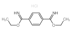 1,4-Benzenedicarboximidicacid, 1,4-diethyl ester, hydrochloride (1:2) Structure
