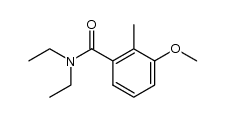 N,N-diethyl-3-methoxy-2-methylbenzamide结构式