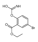 ethyl 5-bromo-2-carbamoyloxy-benzoate Structure