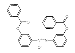 Phenol, 3,3'-azoxydi-, dibenzoate (en)结构式