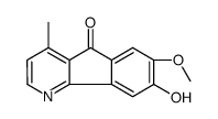 8-hydroxy-7-methoxy-4-methylindeno[1,2-b]pyridin-5-one Structure