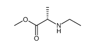 (S)-methyl 2-(ethylamino)propanoate结构式