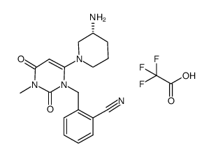 Alogliptin trifluoroacetate结构式