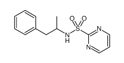 N-(1-phenylpropan-2-yl)pyrimidine-2-sulfonamide Structure