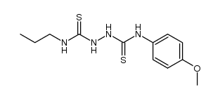 1-propyl-6-(4'-methoxyphenyl)-2,5-dithiobiurea结构式