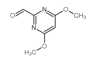 4,6-二甲氧基-2-嘧啶羧醛结构式