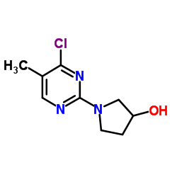 1-(4-Chloro-5-methyl-2-pyrimidinyl)-3-pyrrolidinol Structure