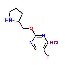 5-Fluoro-2-(pyrrolidin-2-ylmethoxy)-pyrimidine hydrochloride picture