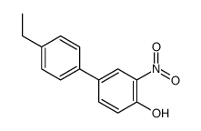 4-(4-ethylphenyl)-2-nitrophenol结构式