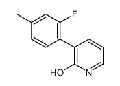 3-(2-fluoro-4-methylphenyl)-1H-pyridin-2-one结构式