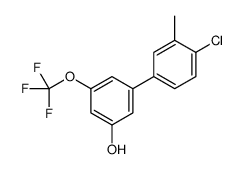 3-(4-chloro-3-methylphenyl)-5-(trifluoromethoxy)phenol结构式