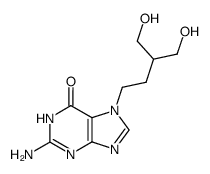 2-amino-1,7-dihydro-7-(4'-hydroxy-3'-hydroxymethyl)butyl-6-oxo-6H-purine结构式