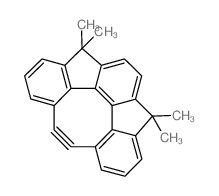 10,11-Methano-1H-benzo[5,6]cycloocta[1,2,3,4-def]fluorene, 5,6-didehydro-1,1,14,14-tetramethyl- (en) Structure