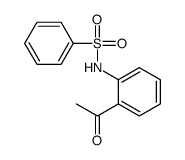 N-(2-acetylphenyl)benzenesulfonamide结构式