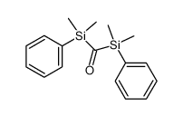 bis(dimethylphenylsilyl) ketone Structure