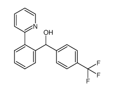 (2-(pyridin-2-yl)phenyl)(4-(trifluoromethyl)phenyl)methanol Structure