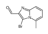 3-溴-5-甲基咪唑并[1,2-a]吡啶-2-甲醛结构式